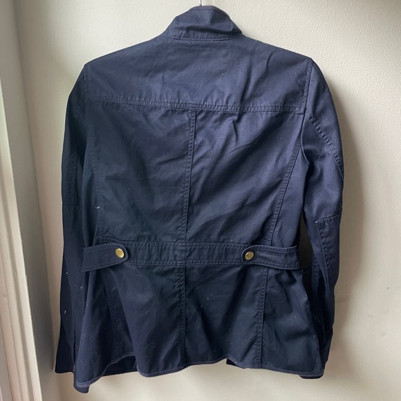 Navy blue JCrew jacket. - Picture 2 of 3